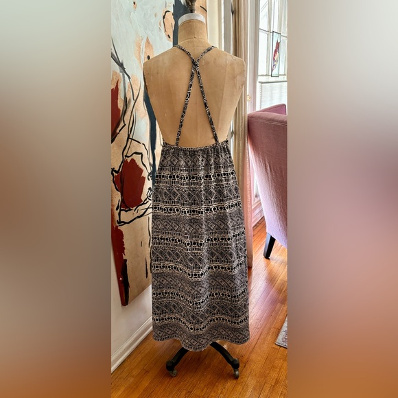 Vintage Japanese Halter Maxi Dress - Picture 3 of 9
